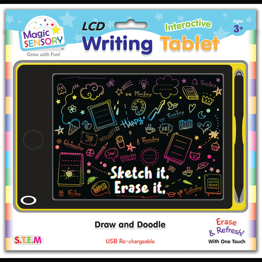 INTERACT LCD WRITING TABLET YELLOW DOODL
