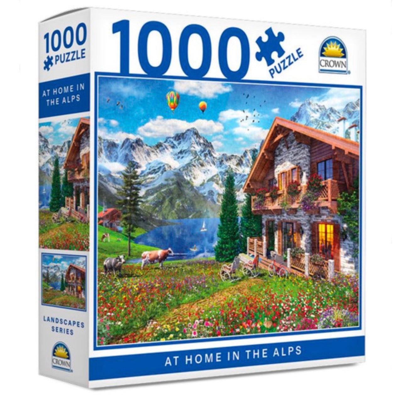 PUZZLE 1000PC AT HOME IN THE ALPS