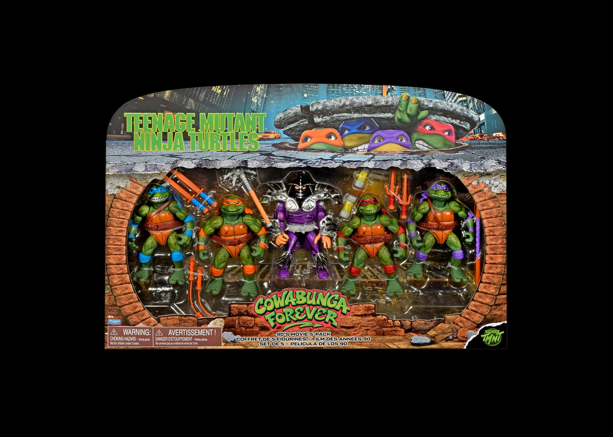 TMNT CLASSIC COWABUNGA 5 PACK