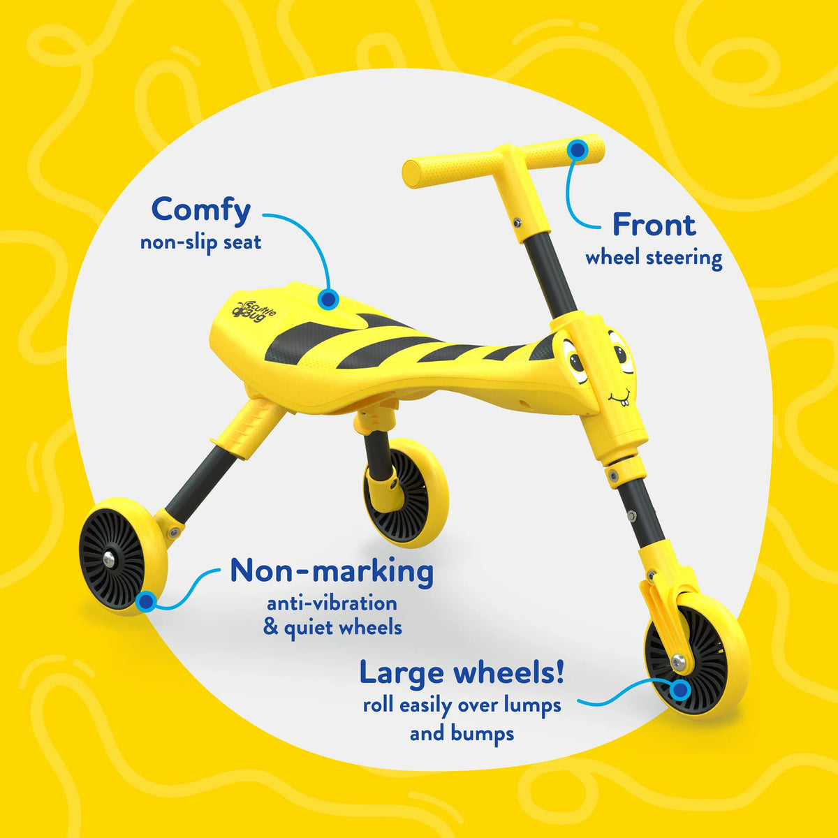 SCUTTLEBUG BUMBLE YELLOW/BLACK