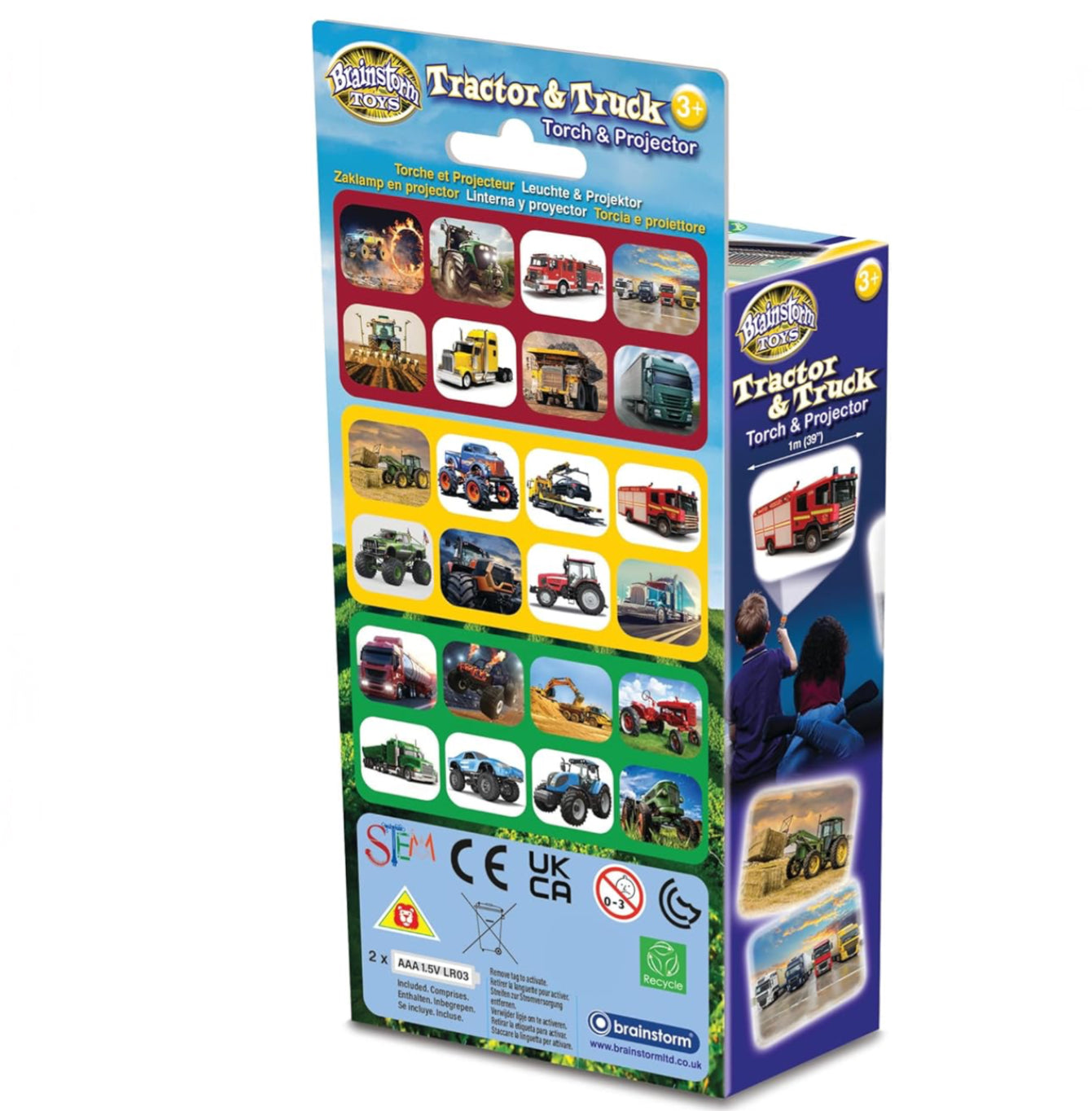 BRAINSTORM TORCH & PROJECTOR TRACTOR