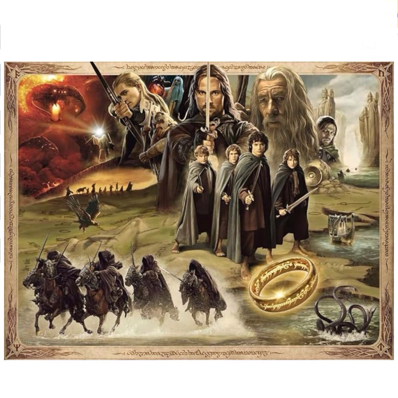 PUZZLE 2000PC LOTR THE FELLOWSHIP RING