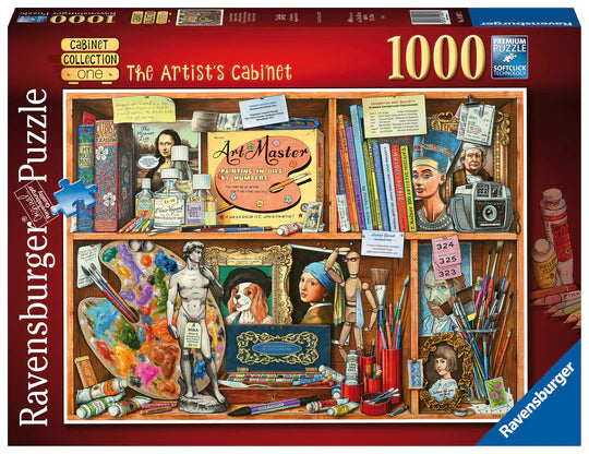 PUZZLE 1000PC THE ARTIST'S CABINET NEW