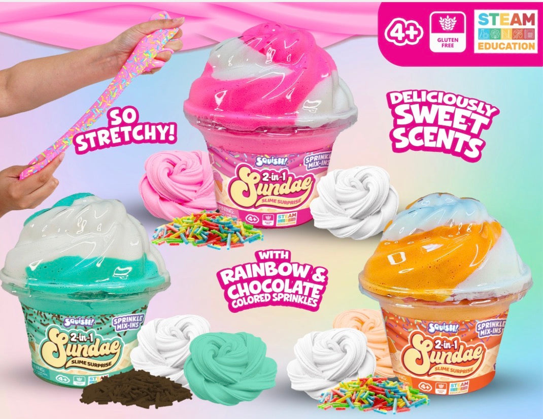 SQUISH SUNDAE SURPRISE AST
