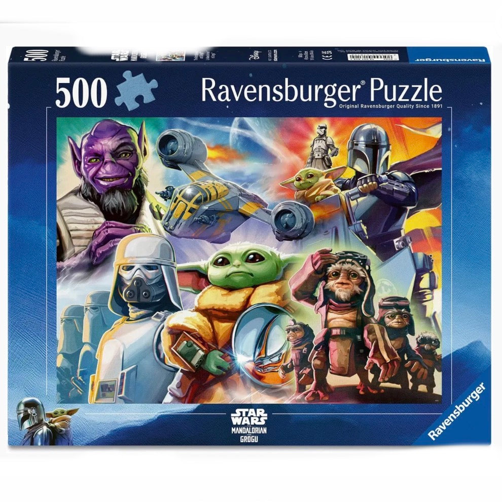 PUZZLE 500PC THE MANDALORIAN & GROGU