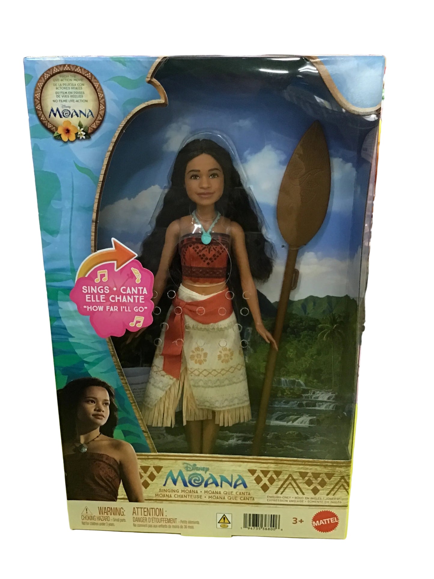 DISNEY MOANA 2 SINGING MOANA DOLL
