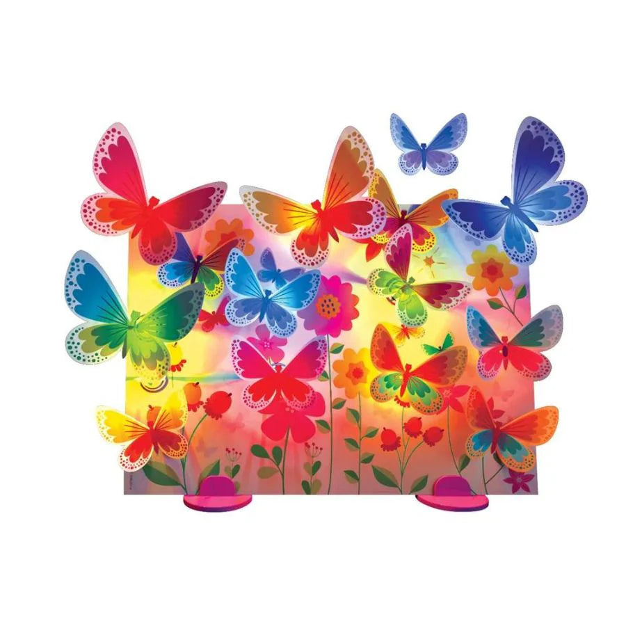 4M KIDZMAKER GLOW 3D BUTTERFLY CANVAS