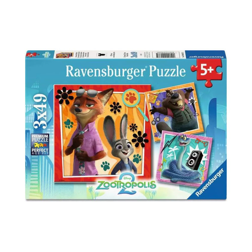 PUZZLE 3X49PC ZOOTOPIA NEW MISSION