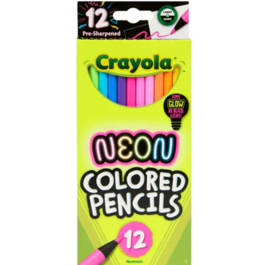 CRAYOLA PENCILS NEON 12PK