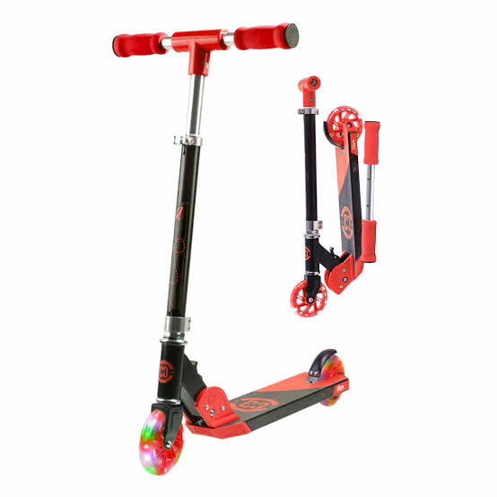 SCOOTER CORE KIDS FOLDY LED WHEELS RED