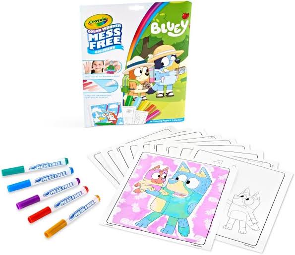 CRAYOLA COLOR WONDER FOLDALOPE BLUEY