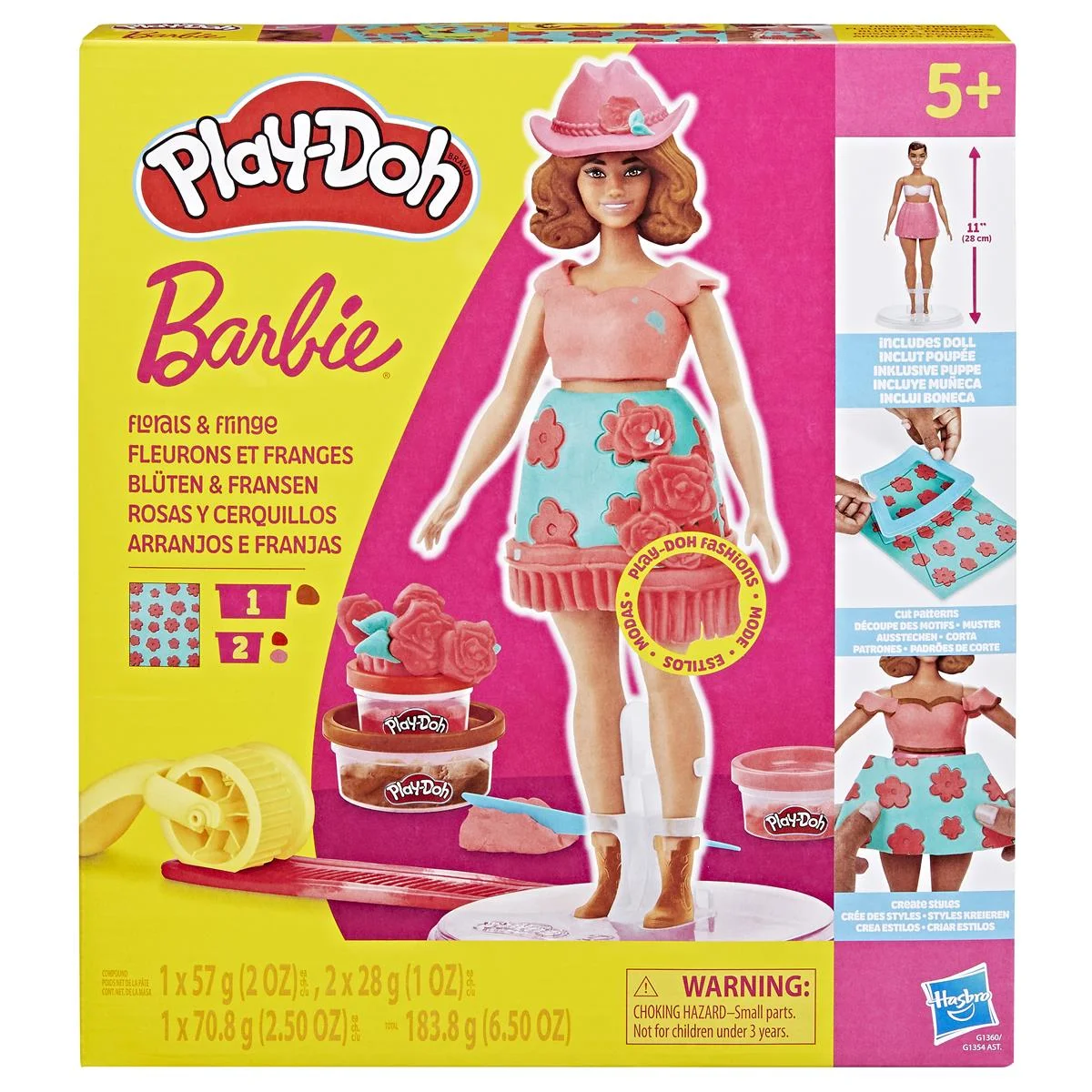 PD BARBIE DESIGNER FLORALS AND FRINGE