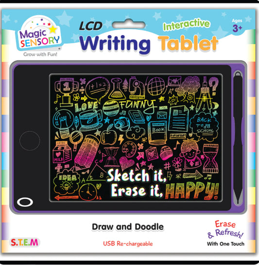 INTERACT LCD WRITING TABLET PURPLE ART