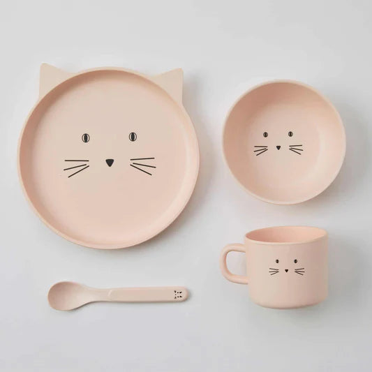 PILBEAM KIDS 4PC DINING SET ANIMALS