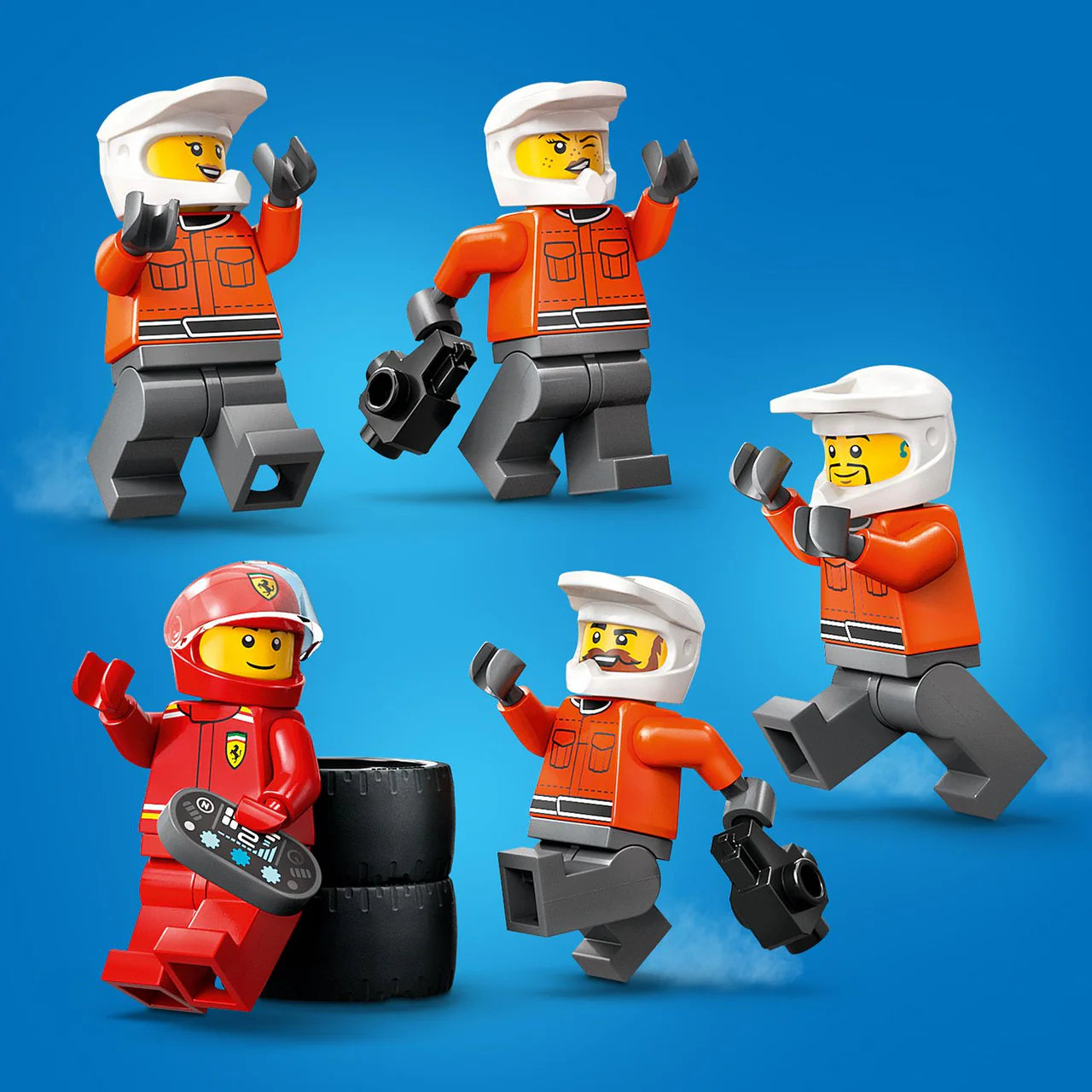 LEGO 60443 CITY F1 PIT CREW W FERRARI