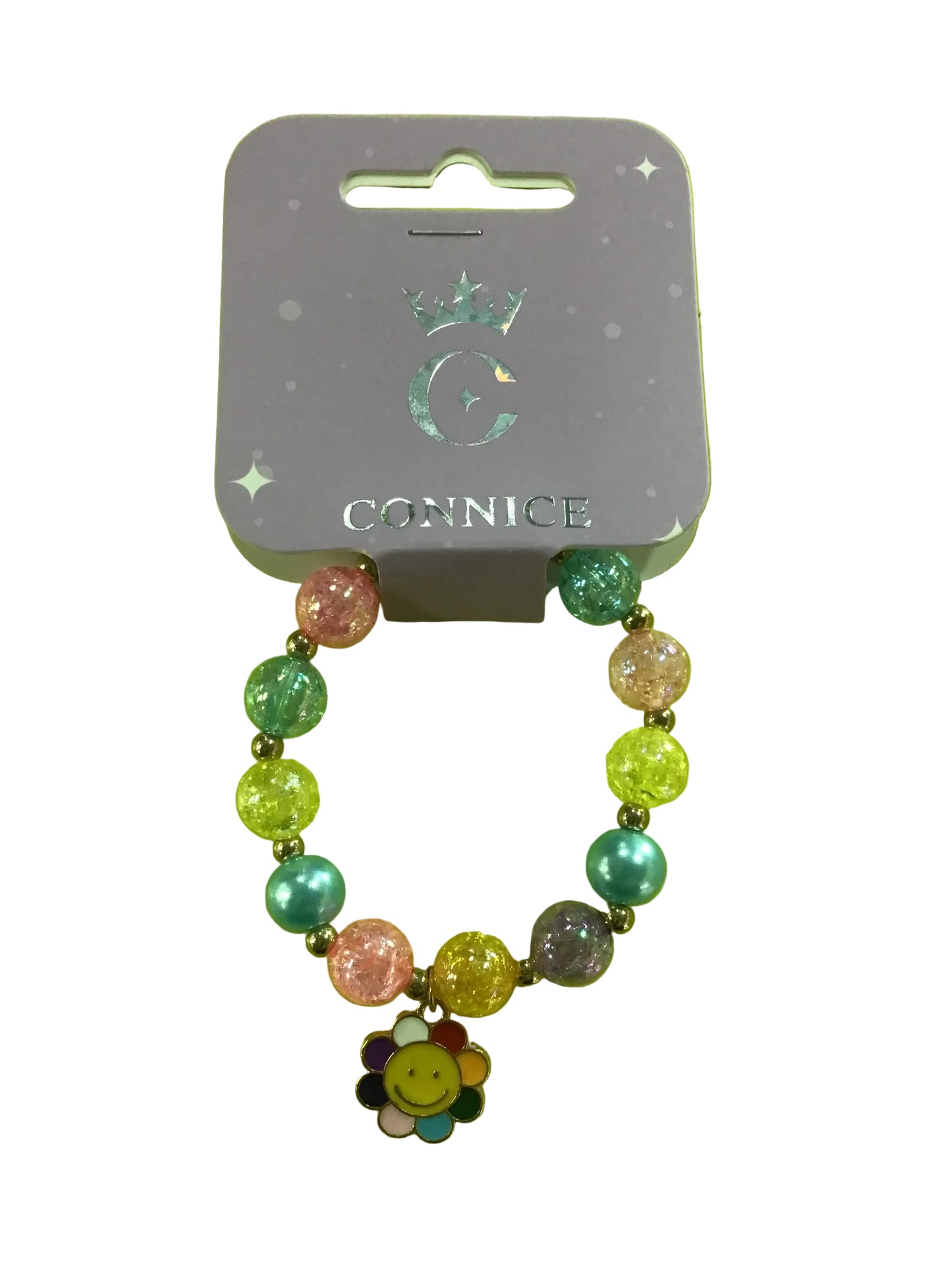C/NICE HC00356 BEAD BRACELET W SUNFLOWER