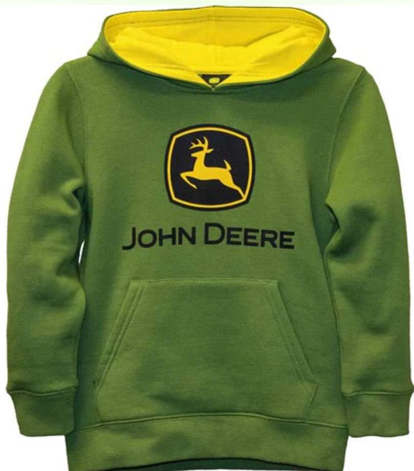 JD FLEECE HOODIE TRADEMARK GREEN 2T