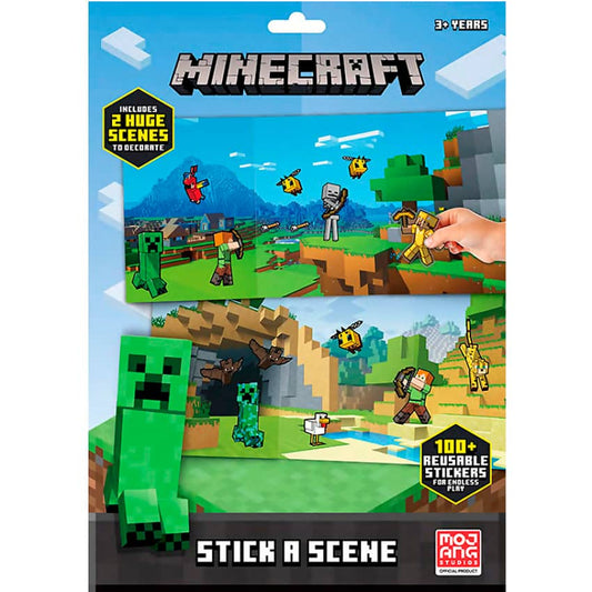 MINECRAFT STICK A SCENE STICKER BOOK