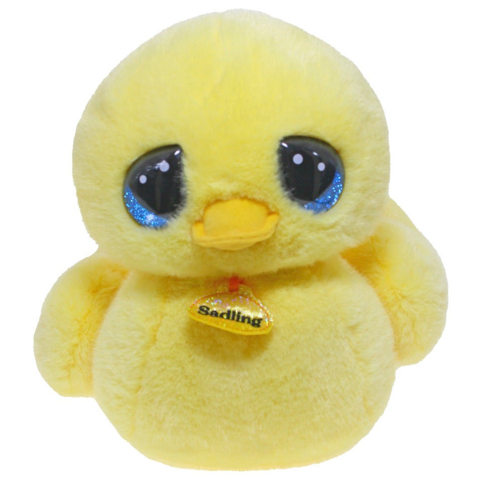 PLUSH SADLING YELLOW DUCKLING 28CM