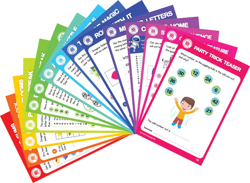 BRAIN TEASERS ACTIVITY PAD ON THE GO