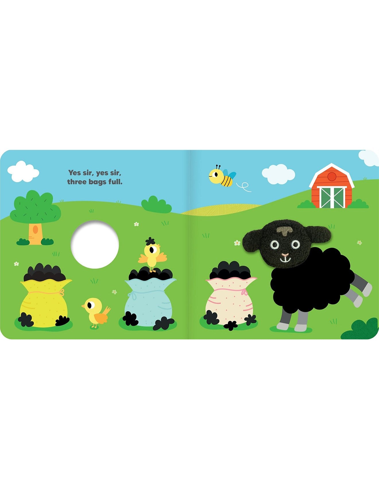 BOOK FINGER PUPPET BAA BAA BLACK SHEEP