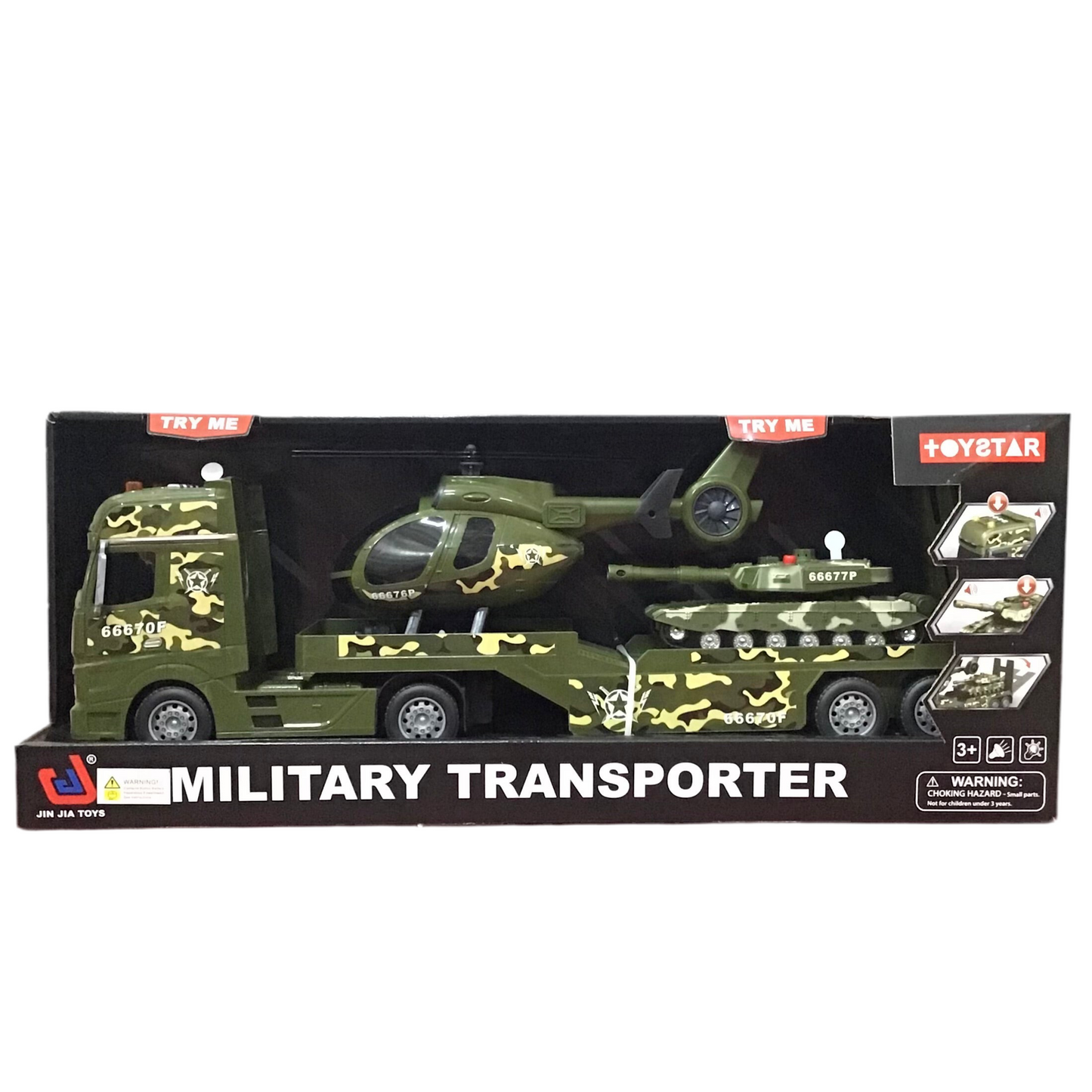 MILITARY TRANSPORTER L&S W 2 VEHICLES
