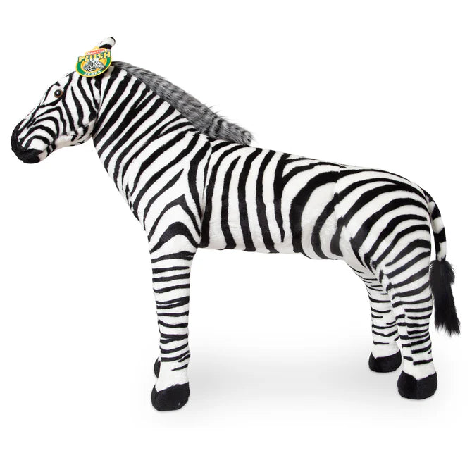 M&D LARGE PLUSH ZEBRA