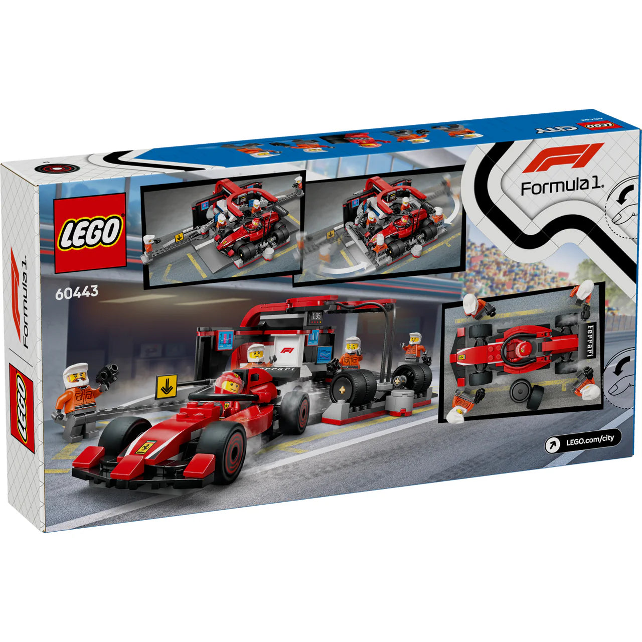 LEGO 60443 CITY F1 PIT CREW W FERRARI