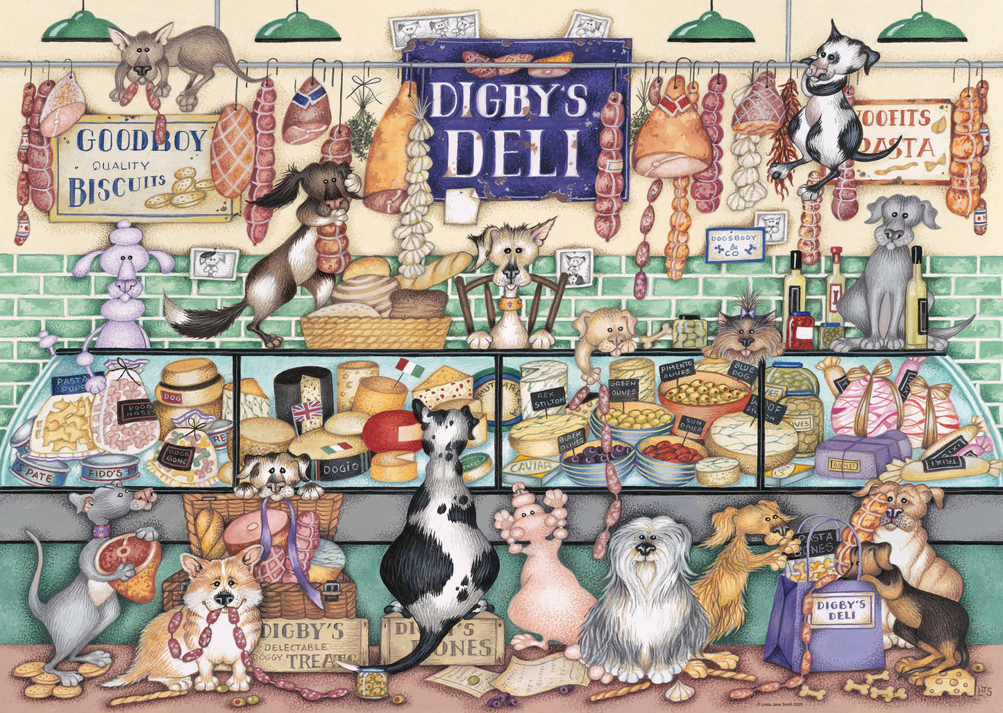 PUZZLE 1000PC DIGBY'S DELI