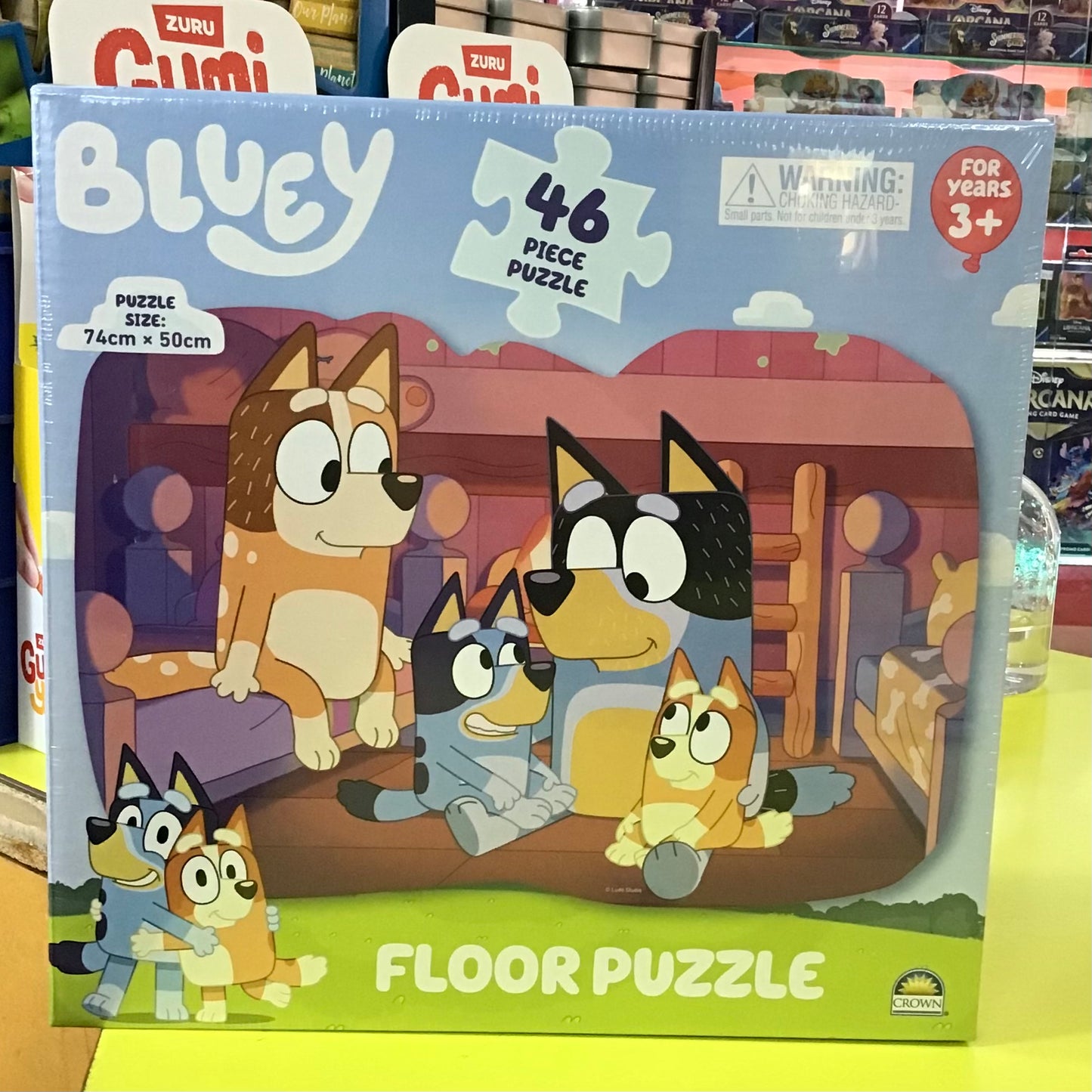 PUZZLE FLOOR 46PC BLUEY