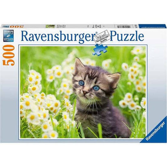 PUZZLE 500PC KITTENS IN THE MEADOW