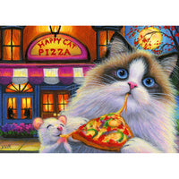 PUZZLE 35PC CATSW PIZZA