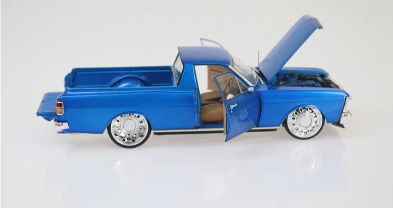 DDA 1:24 BLUE XY FORD UTE BARRA ENGINE