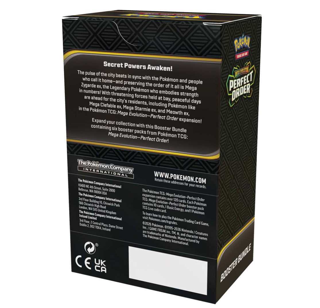POKEMON TCG PERFECT ORDER BOOSTER BUNDLE