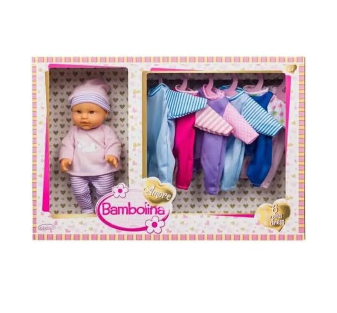 BAMBOLINA DOLL AMORE W 6 EXTRA DRESSES