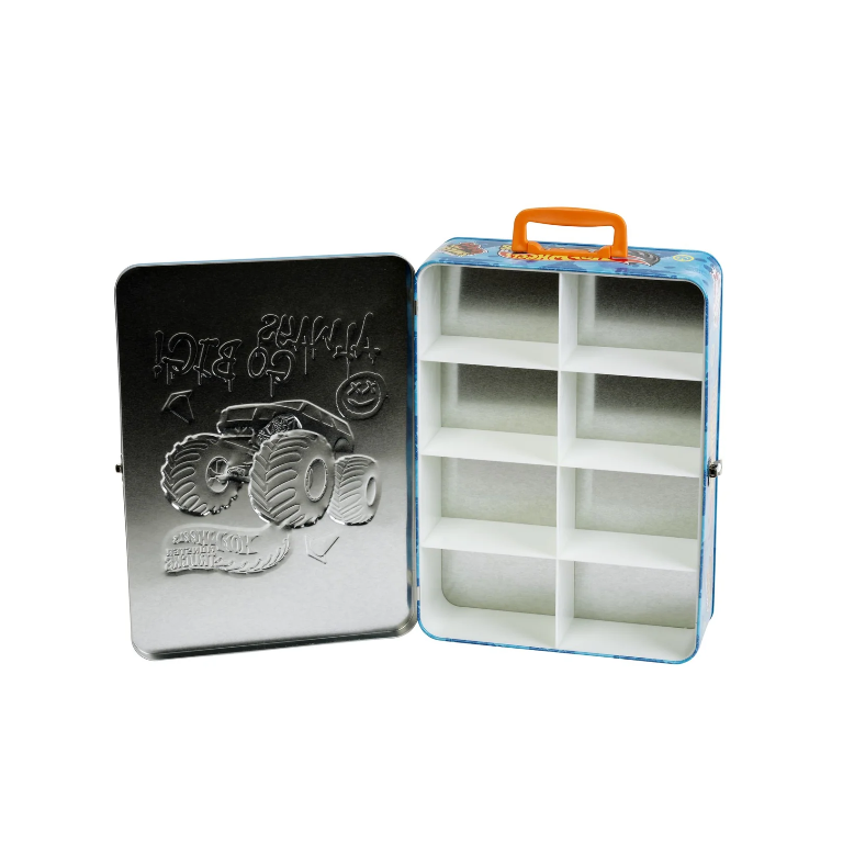 H/W MONSTER TRUCK COLLECTION TIN HOLDS 8