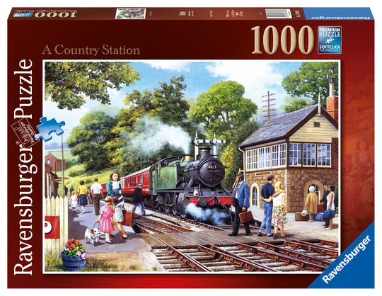 PUZZLE 1000PC A COUNTRY STATION NEW