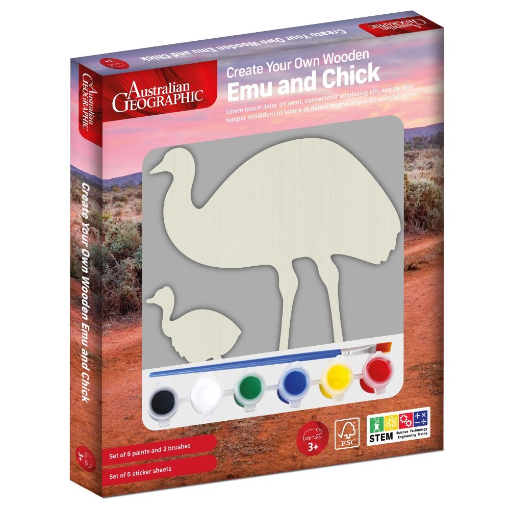 AUS GEO CREATE YOUR OWN EMU & CHICK