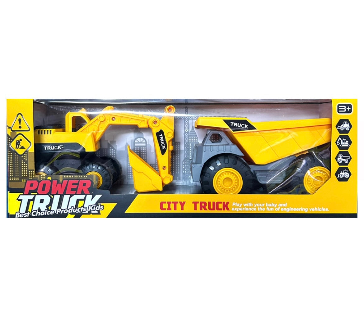 CONSTRUCTION VEHICLES 2 PACK