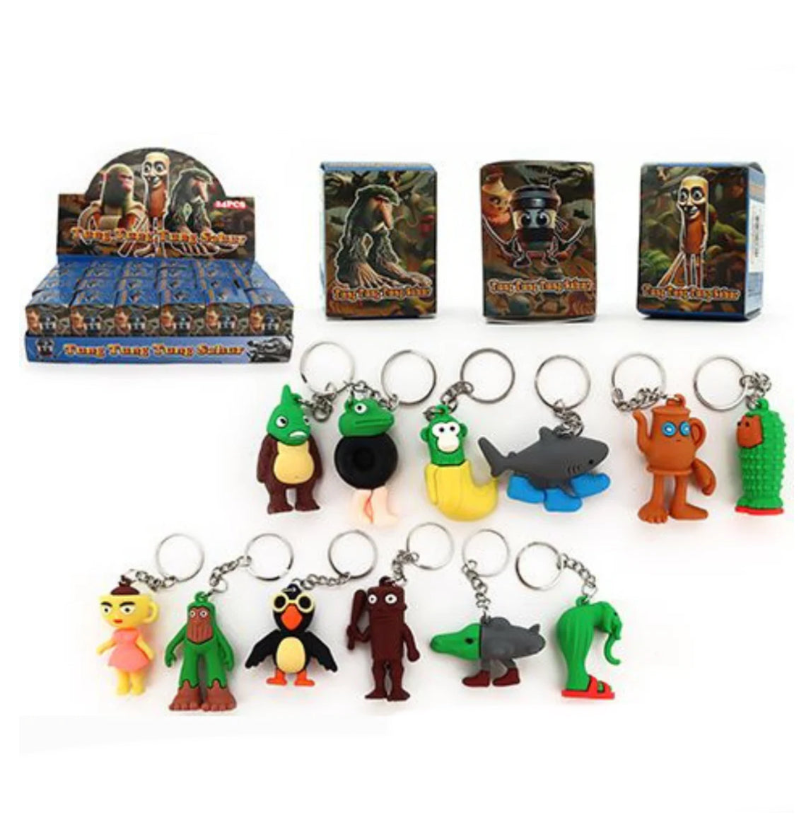 BRAINROT BAG BUDDIES KEY CHAIN