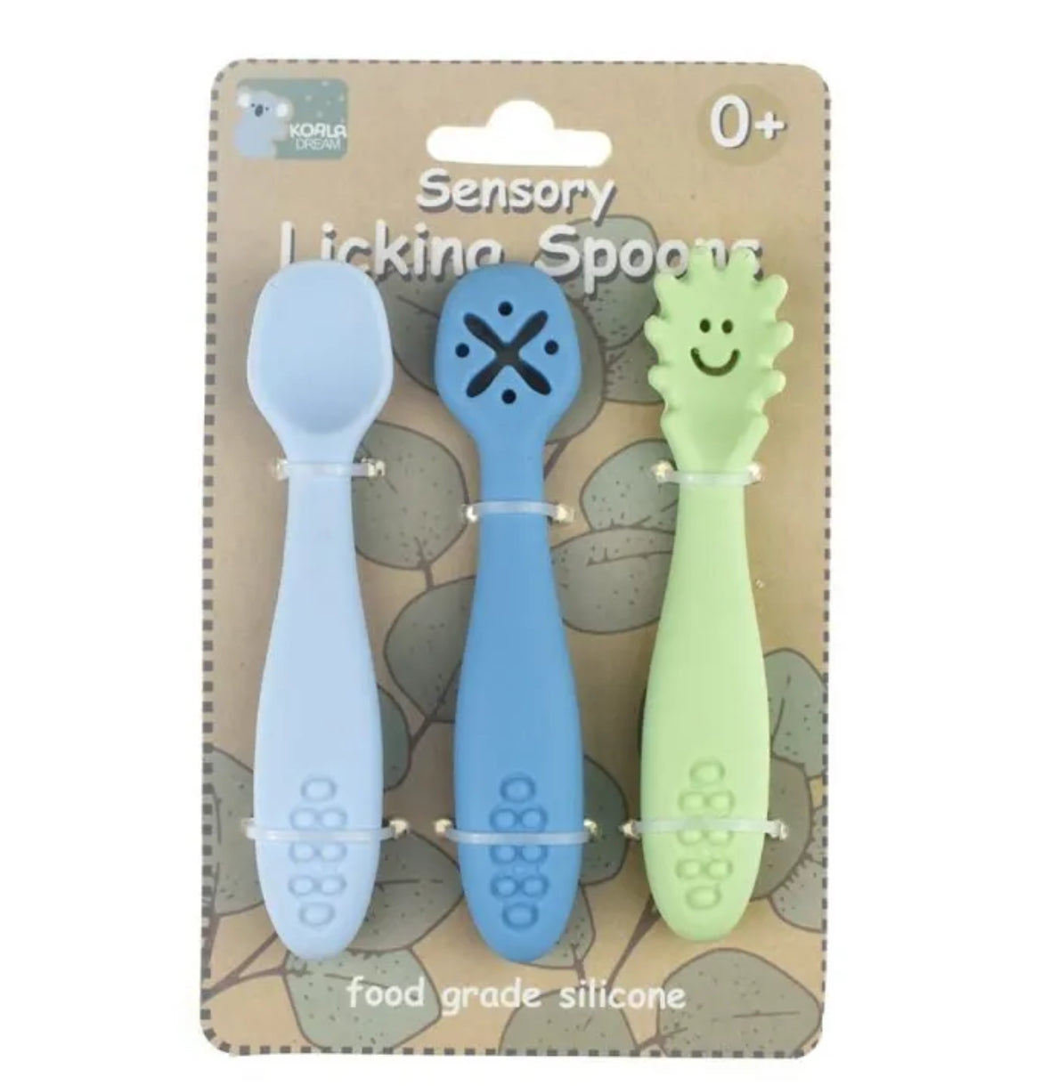 SILICONE SENSORY LICKING SPOONS