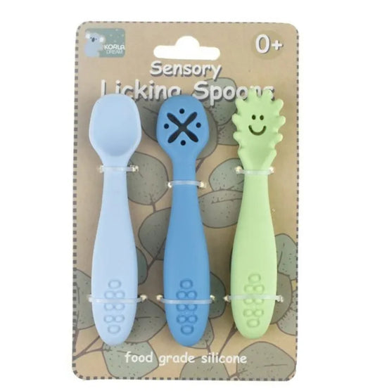 SILICONE SENSORY  LICKING SPOONS