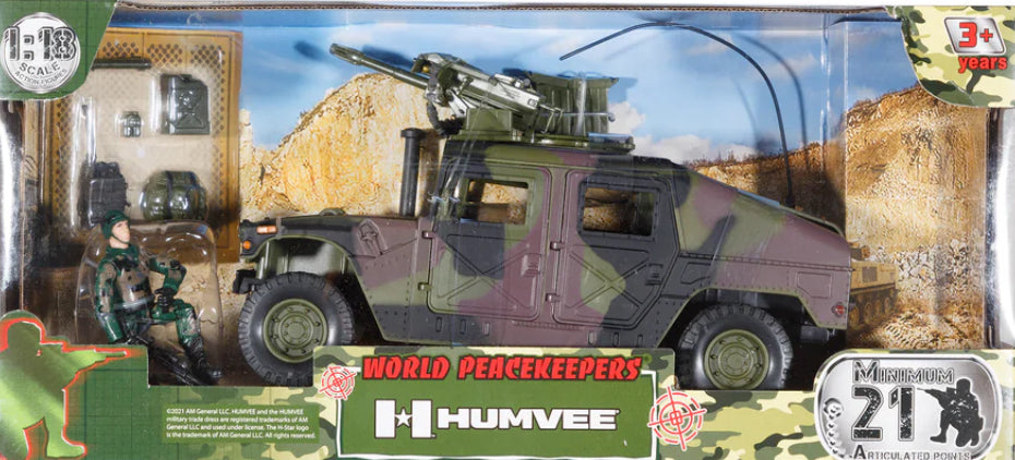 WORLD PEACE 1:18 HUMVEE