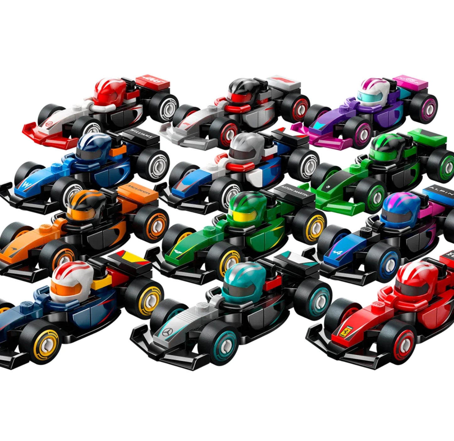 LEGO 71049 MINIFIGURES F1 RACE CARS