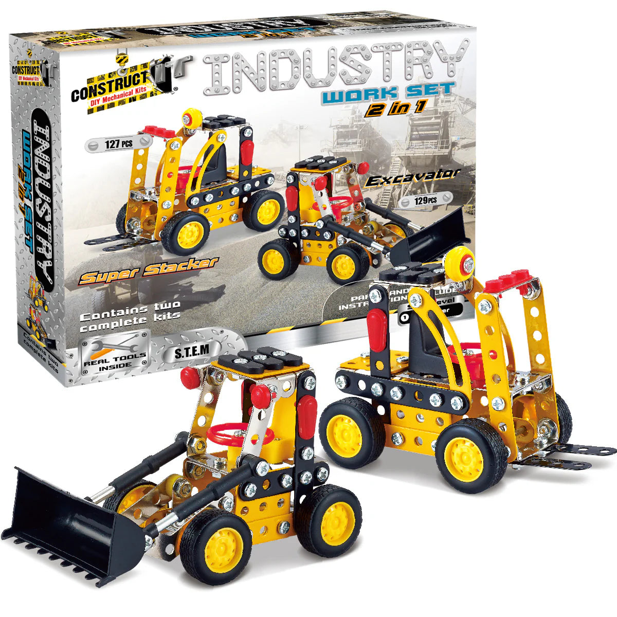 CONSTRUCT IT INDUSTRY 2 IN 1 WORK SET