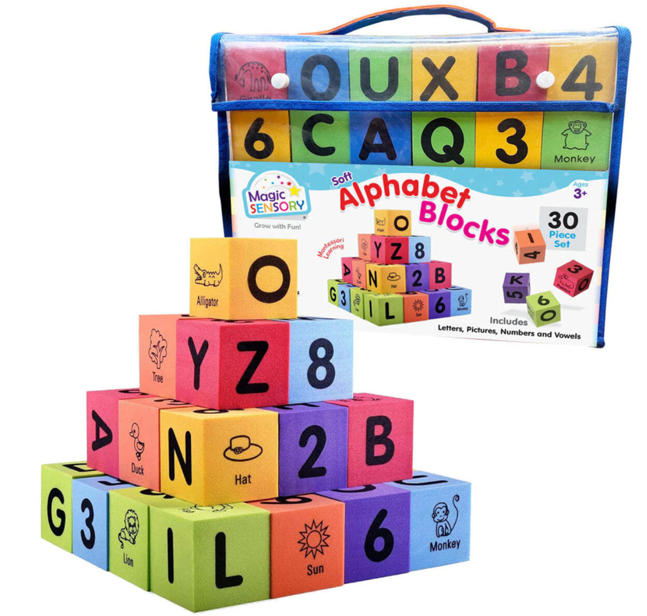 FOAM BLOCKS ALPHABET & NUMBERS