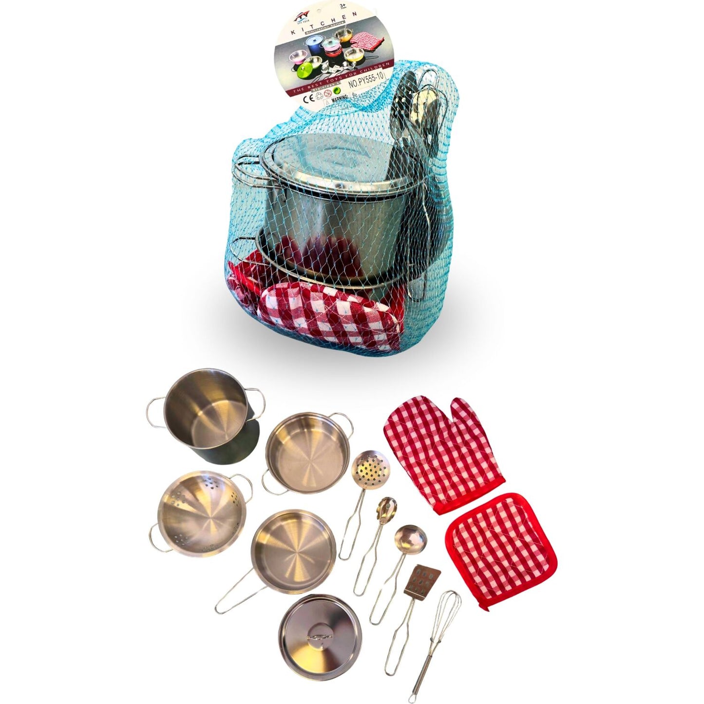 STAINLESS STEEL COOKING SET