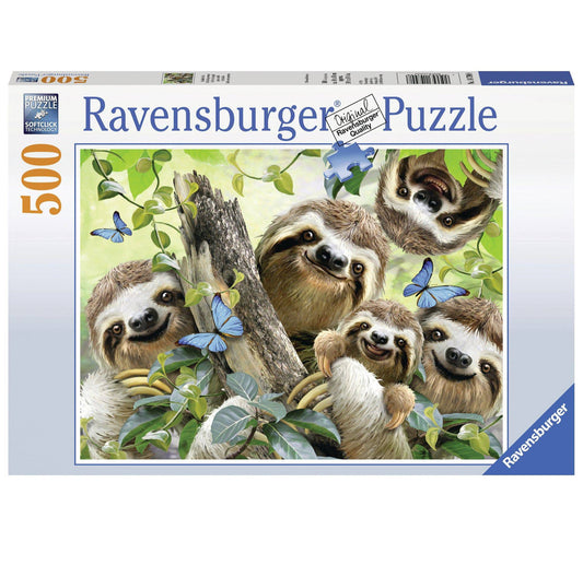 PUZZLE 500PC SLOTH SELFIE NEW