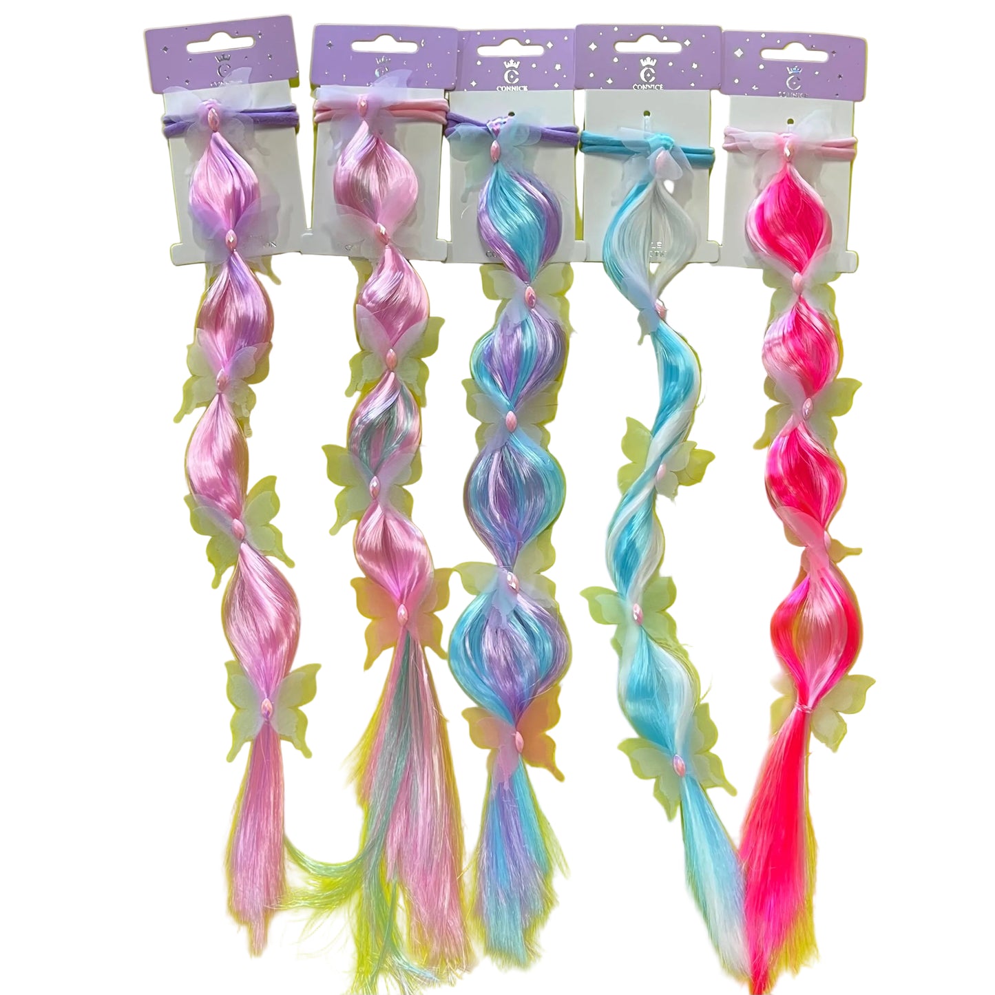 C/NICE WG12748 HAIR EXTENSION W/B/FLIES