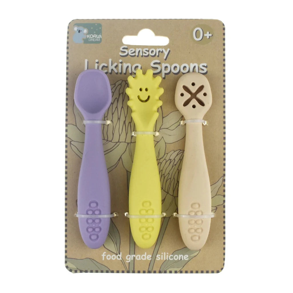 SILICONE SENSORY LICKING SPOONS